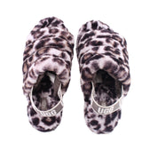UGG FLUFF YEAH SANDALS LEOPARD 10 US