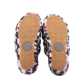 UGG FLUFF YEAH SANDALS LEOPARD 10 US