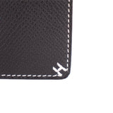 HERMES MEN'S SELLIER LEATHER WALLETS BLACK