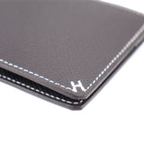 HERMES MEN'S SELLIER LEATHER WALLETS BLACK