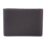HERMES MEN'S SELLIER LEATHER WALLETS BLACK