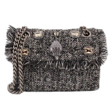 KURT GEIGER MINI KENSINGTON CROSSBODYS TWEED
