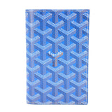 GOYARD MEN'S PASSPORT COVER WALLETS BLUE