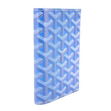 GOYARD MEN'S PASSPORT COVER WALLETS BLUE