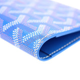 GOYARD MEN'S PASSPORT COVER WALLETS BLUE