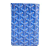 GOYARD MEN'S PASSPORT COVER WALLETS BLUE