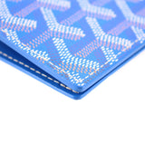 GOYARD MEN'S PASSPORT COVER WALLETS BLUE