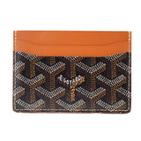 GOYARD MEN'S CARD CASE WALLETS BLACK