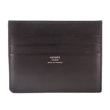 HERMES CARD CASE WALLETS BLACK