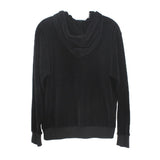 GUCCI GRAPHIC VELVET TOPS BLACK S