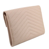 SAINT LAURENT CASSANDRE FLAP POUCHES NUDE