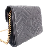 GUCCI MARMONT WOC CROSSBODYS BLACK