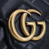 GUCCI MARMONT WOC CROSSBODYS BLACK
