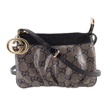 GUCCI MINI CRYSTAL CROSSBODYS BLACK