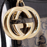 GUCCI MINI CRYSTAL CROSSBODYS BLACK