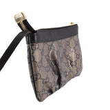 GUCCI MINI CRYSTAL CROSSBODYS BLACK