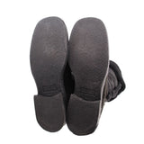 LA CANADIENNE SHEARLING SUEDE BOOTS BLACK 8 US