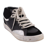 MARC FISHER LEATHER SNEAKERS BLACK 9.5 US
