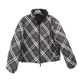 BURBERRY REVERSIBLE PUFFER OUTERWEAR BLACK/BROWN L