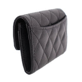 CHANEL CAVIAR CLASSIC CARD HOLDER WALLETS BLACK