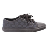 GUCCI CANVAS LOW TOP SNEAKERS BLACK 38.5 EU | 8.5 US