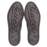 GUCCI CANVAS LOW TOP SNEAKERS BLACK 38.5 EU | 8.5 US