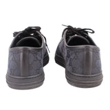 GUCCI CANVAS LOW TOP SNEAKERS BLACK 38.5 EU | 8.5 US