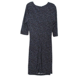 HUGO BOSS PRINT DRESSES NAVY M