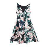 ADRIANNA PAPELL MIKADO SLEEVELESS FIT AND FLARE DRESSES PINK S | 2