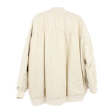 ZARA BOMBER JACKETS IVORY L