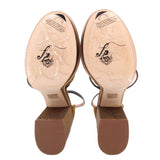 FREE PEOPLE T-STRAP PLATFORM HEELS GOLD 41 EU | 10 US