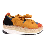 FREE PEOPLE PLATFORM SNEAKERS MULTI 10.5 US