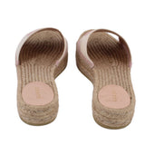 GUCCI ESPADRILLE PLATFORM SANDALS WHITE 39 EU | 9 US