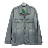 EILEEN FISHER JACKET DENIM BLUE XS