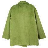 FRNCH FAUX FUR OUTERWEAR GREEN S