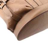 GUCCI EMBOSSED GG BACKPACKS TAUPE