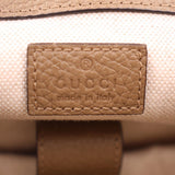 GUCCI EMBOSSED GG BACKPACKS TAUPE