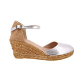 GAIMO PLATFORM SANDALS SILVER 9 US