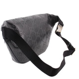 GUCCI GG EMBOSSED BELT BAGS BLACK