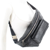 GUCCI GG EMBOSSED BELT BAGS BLACK