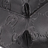 GUCCI GG EMBOSSED BELT BAGS BLACK
