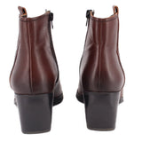 NATURALIZER LEATHER BOOTIES BROWN 7