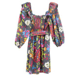 CLEOBELLA PRINT DRESSES BLACK M