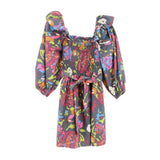 CLEOBELLA PRINT DRESSES BLACK M