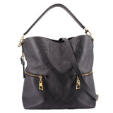 LOUIS VUITTON MELIE EMPRIENTE SATCHELS BLACK