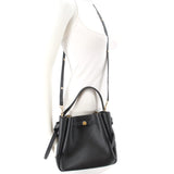 TORY BURCH ROMY BUCKET CROSSBODYS BLACK