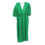 ANTHRO PLEATED DRESSES GREEN M
