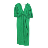 ANTHRO PLEATED DRESSES GREEN M