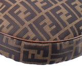 FENDI ZUCCA SHOULDER BAGS BROWN