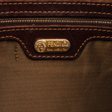 FENDI ZUCCA SHOULDER BAGS BROWN